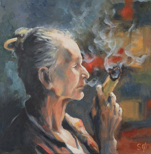 La fumeuse de havane